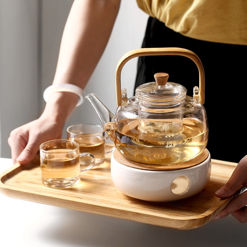 Meditative Eastern Style Heat Resistant Teapot - Image 2