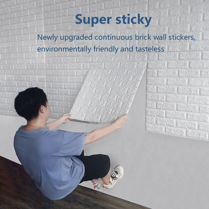 3D Self-Adhesive Soft Brick Wall Stickers - Image 2
