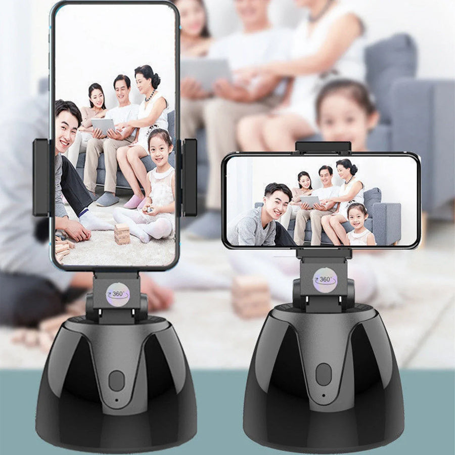 360 Auto Face Tracking Rotating Wireless Bluetooth Phone Holder - Image 3