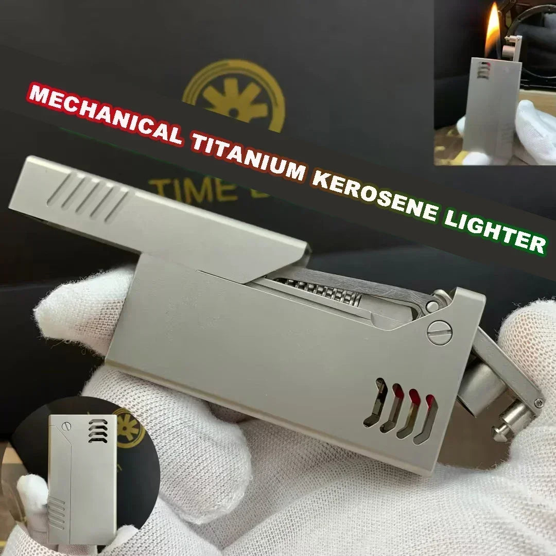 Mechanical Titanium EDC Stress Relief Lighter - Image 4