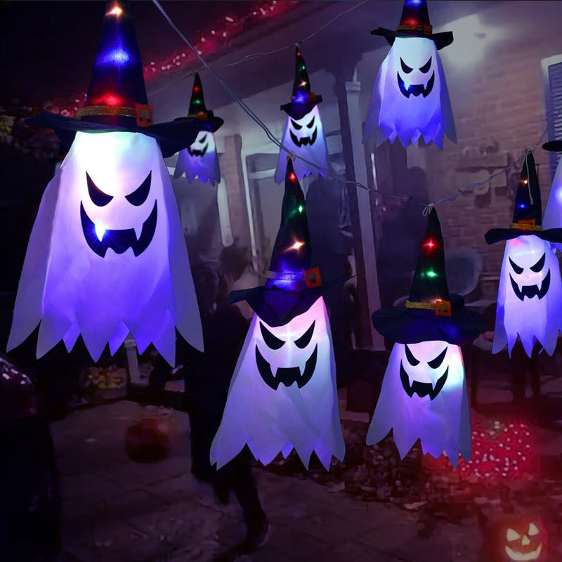 Hangable Scary Ghost Halloween Party Lamp - Image 2