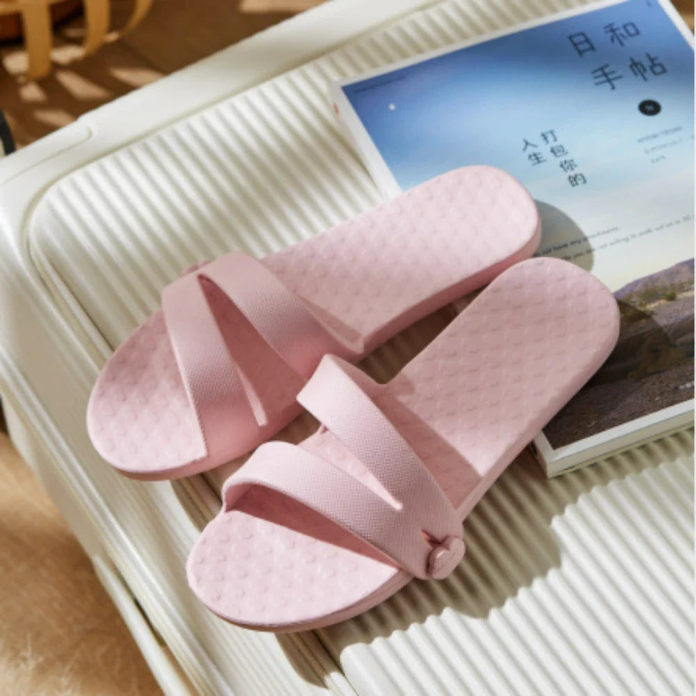 All Season Colorful Foldable Travel Slippers