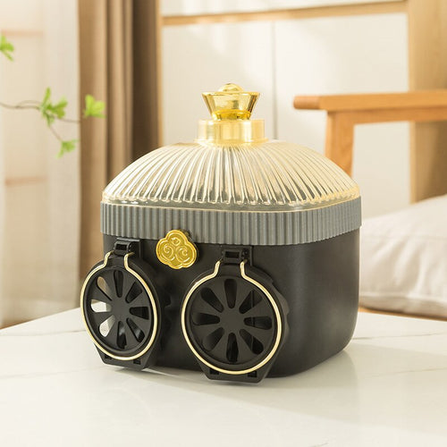 Travel Tray Portable Car Armrest Cup Holder Storage Box - Image 0