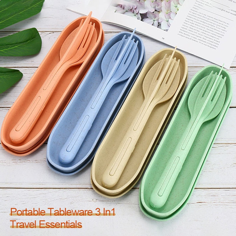 Portable All-in-one Travel Cutlery Set - Image 4