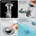 Pop-up Anti Clogging Drain Sink Strainer Filter