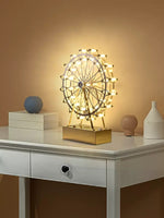 Colorful Rotating Wheel Table Lamp