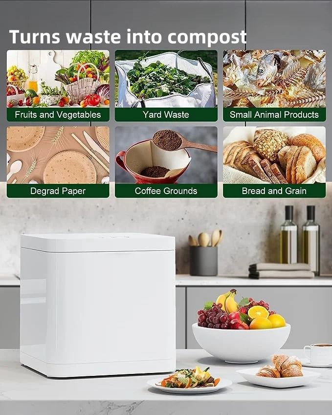 No Waste Smart Kitchen Food Composter Recycling Machine - Image 2