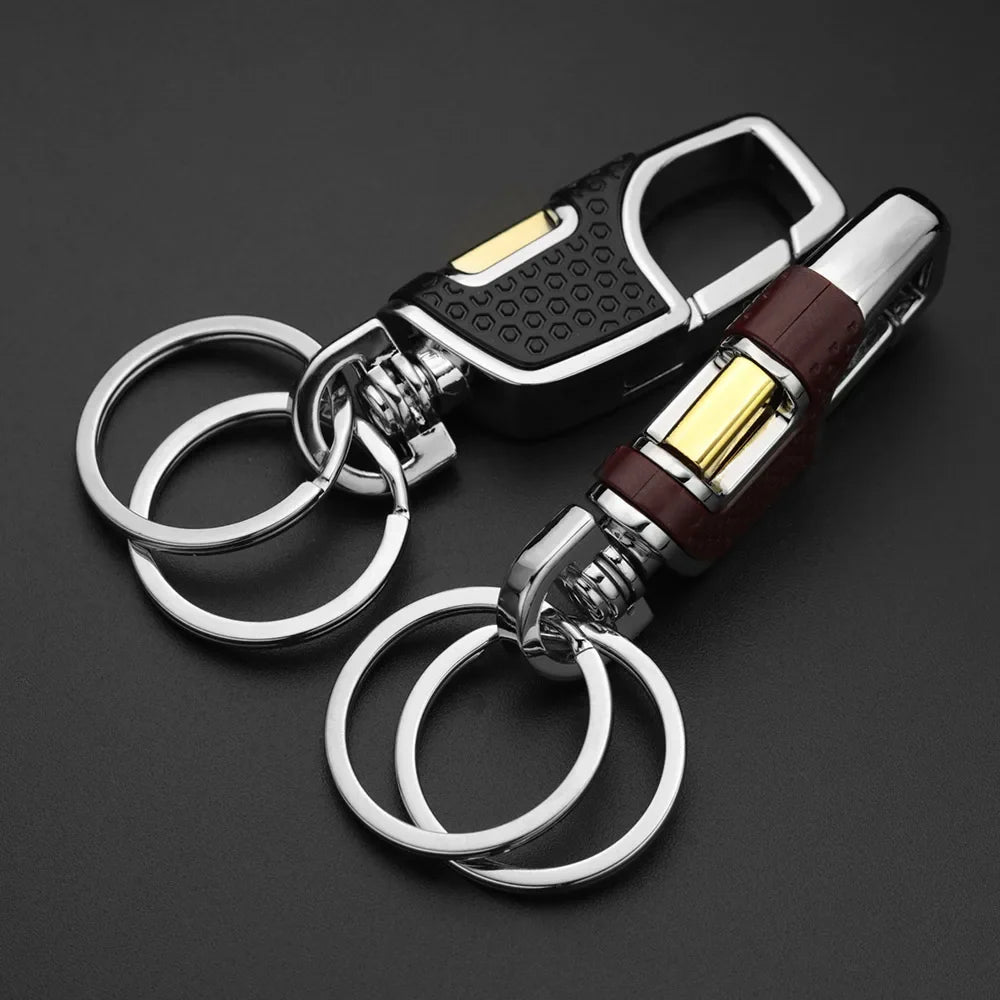 Sleek Twist Double Switch Keychain Clip