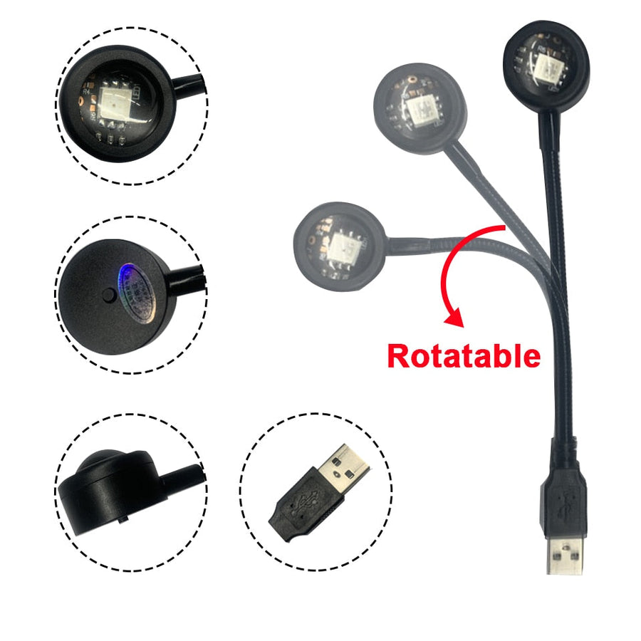 Mini USB Sunset Night Lamp - Image 8