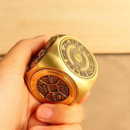 Six-Sided Magic Dice Fidget Spinner - Image 0