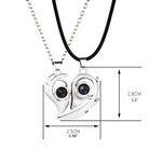 Couple Love Pair Magnetic Necklace