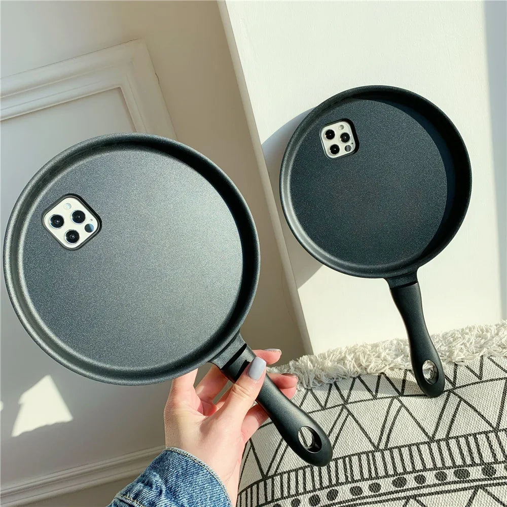 Frying Pan Funny iPhone Case - Image 0