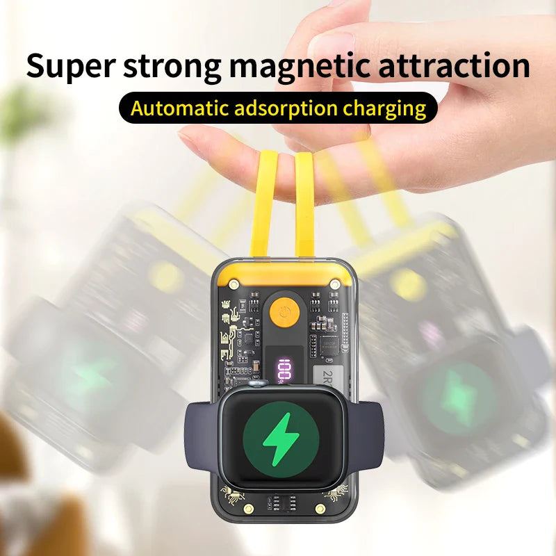 Portable Transparent Design Wireless Powerbank - Image 6