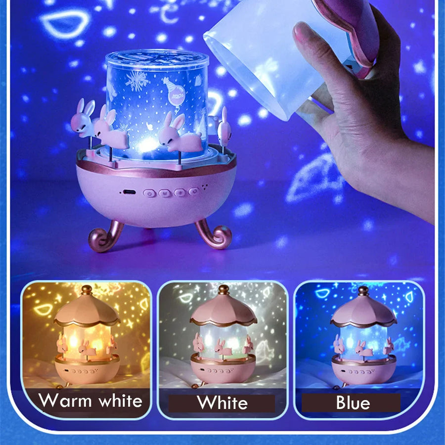 Magical Bunny LED Night Light Projector - Image 3