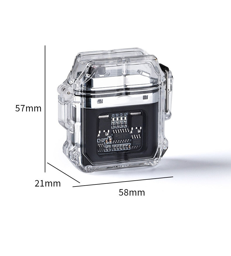 Prismatic Rainbow Windproof Double Arc Lighter - Image 4