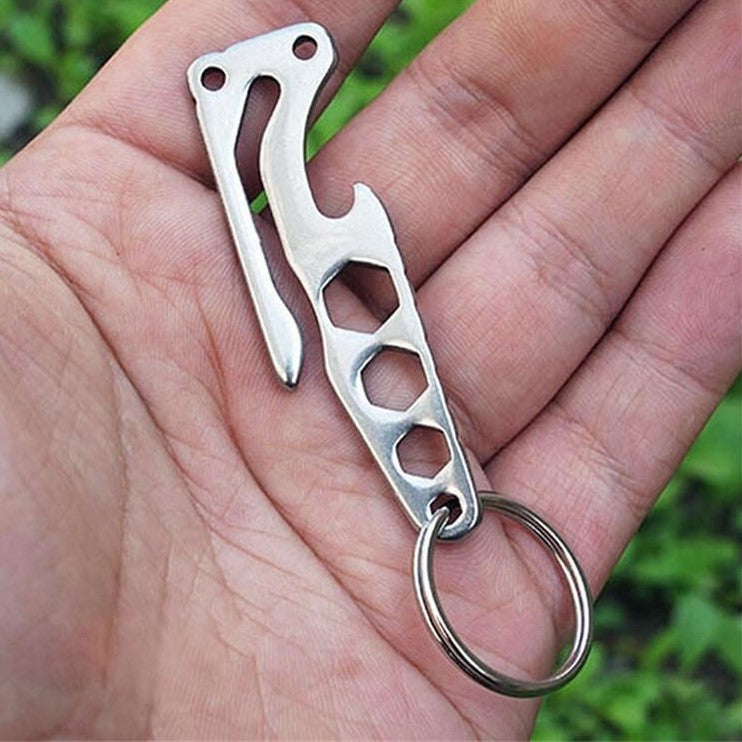 Multifunctional Outdoor Wrench Pocket Tool Keychain - Image 0