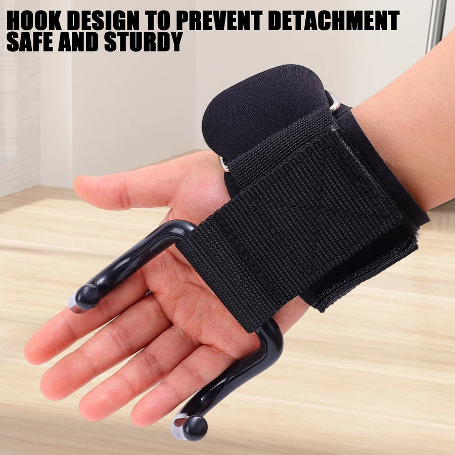 Non-Slip Gym Support Weight Lifting Hook - Image 3