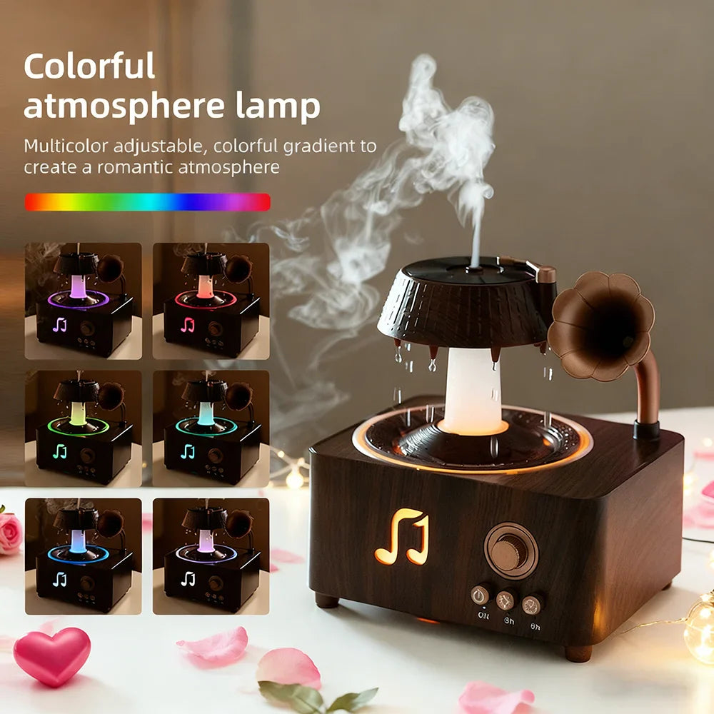 Vintage Rotating Gramophone Air Humidifier - Image 4