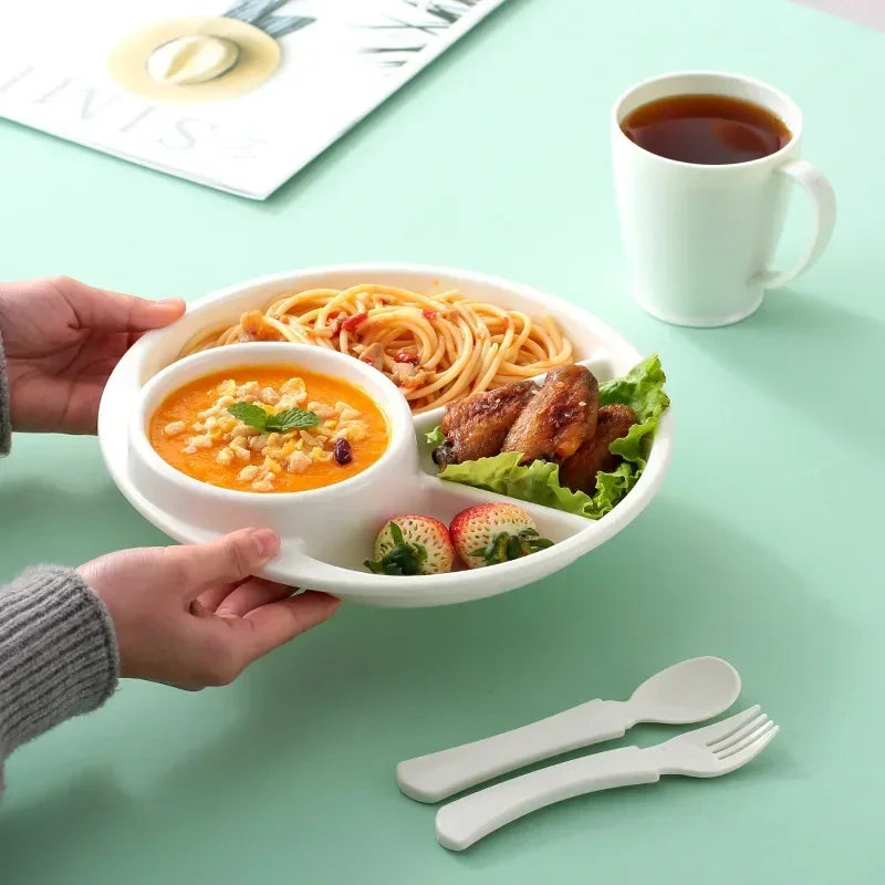 Portion Control Plate Divided Meal Planner Plate - Image 3