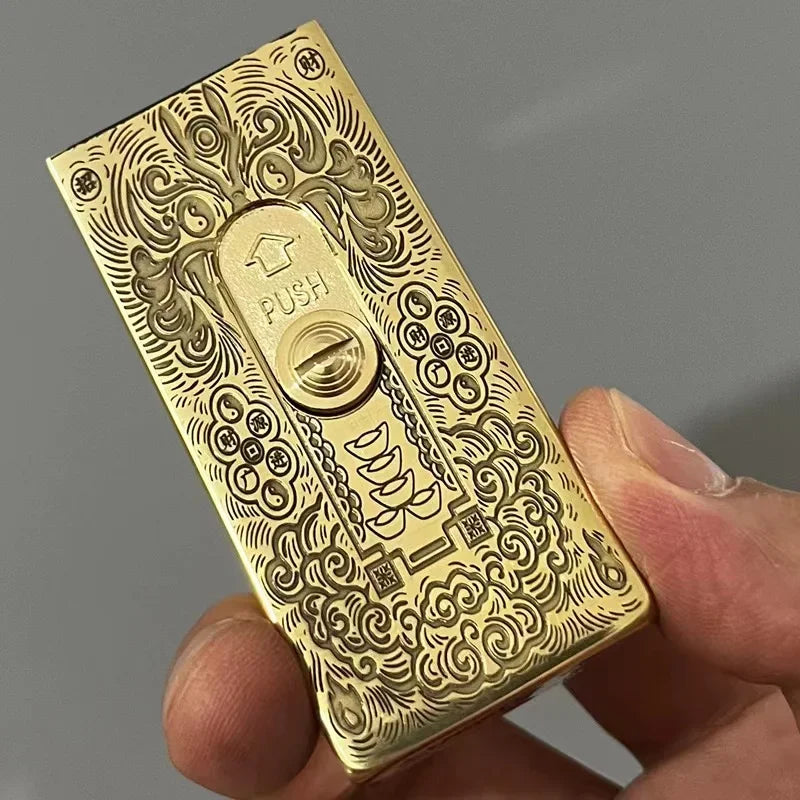 Vintage Flare One-Click Ignition Automatic Lighter - Image 7