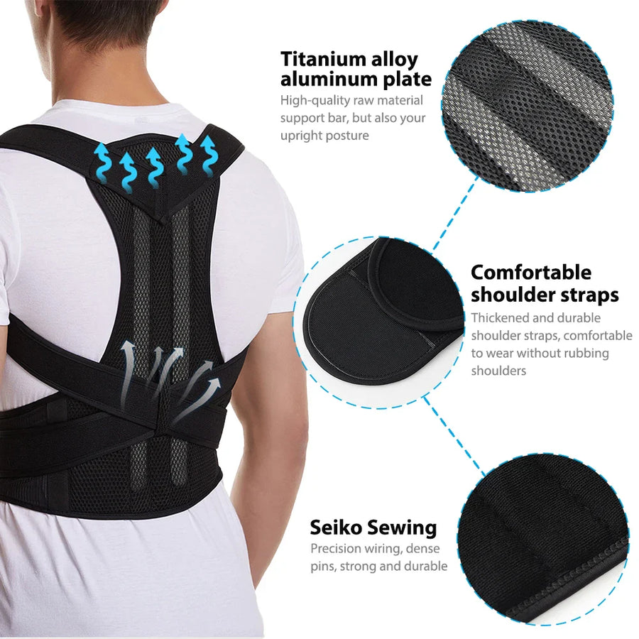 Adjustable Lumbar Support Back Posture Corrector - Image 2