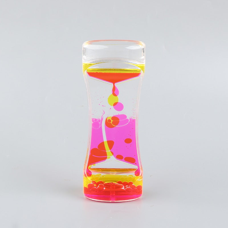 Sand Serenity Relaxing Liquid Motion Hourglass - Image 6