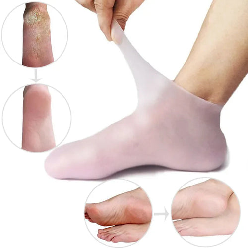 Skin Moisturizing Gel Foot Care Socks - Image 0