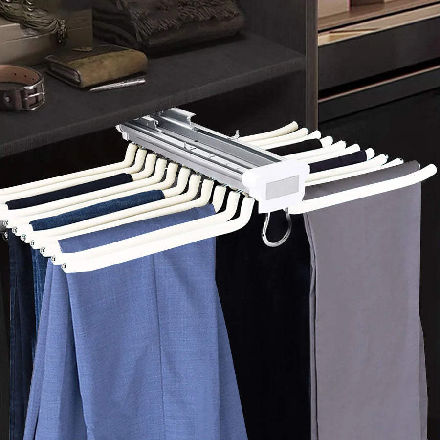Smart Slide-Out Rail Cloth Organizer - Image 1