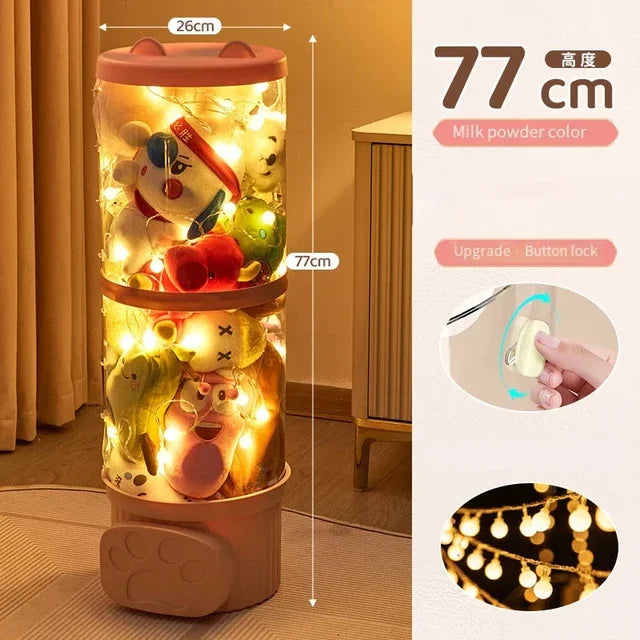 See-Through Toy Storage Kids Room Organizer Cube - Image 8
