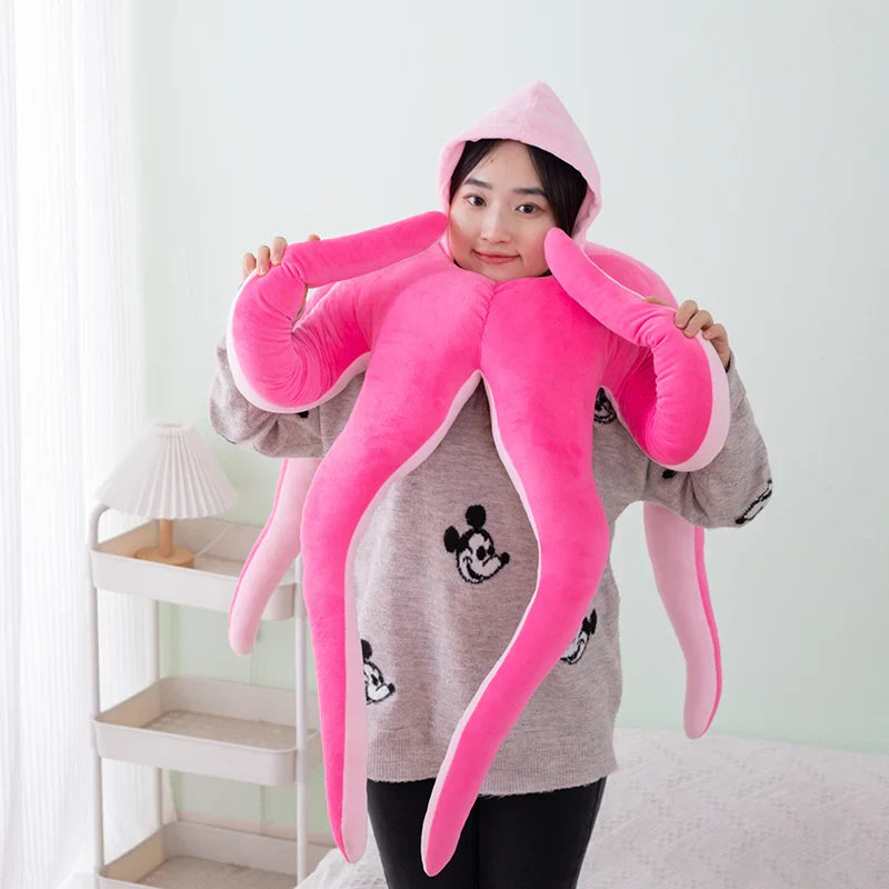 Giant Octopus Soft Tentacle Wearable Plush Toy - Image 2