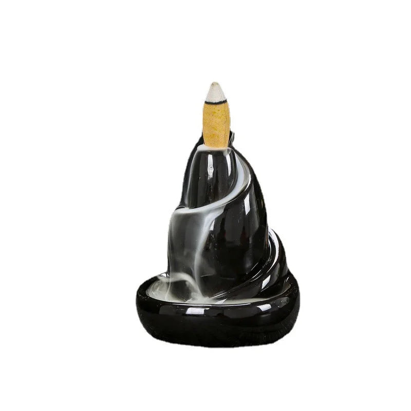 Black River Ceramic Backflow Incense Burner - Image 4