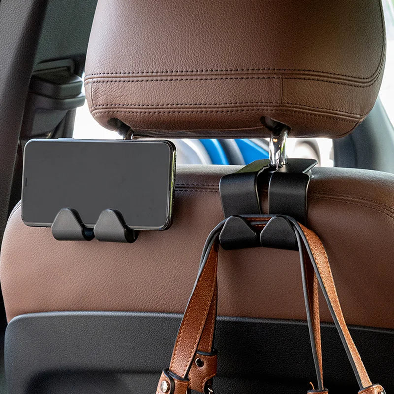 Space-Saver Double Hook Car Back Seat Hangers