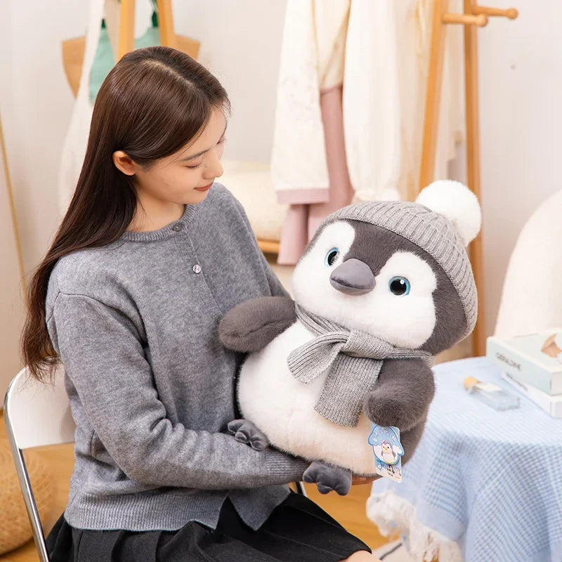 Cozy Winter Penguin Plushie Toy