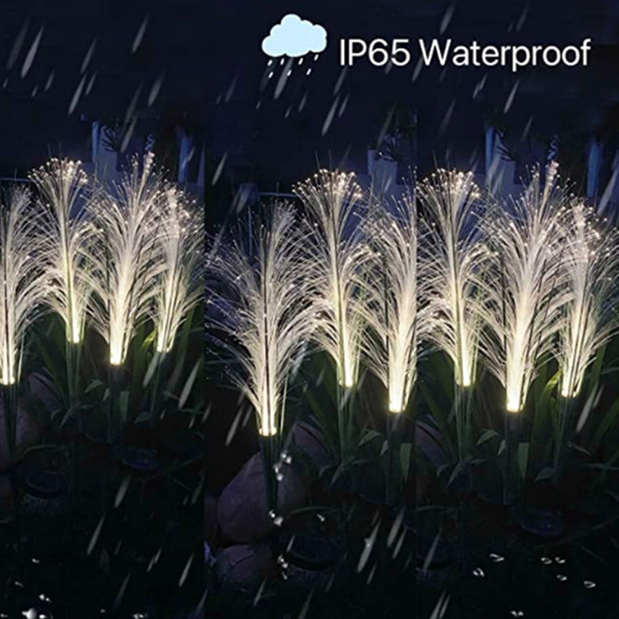 Solar Reed Waterproof Fiber Patio Lights - Image 6
