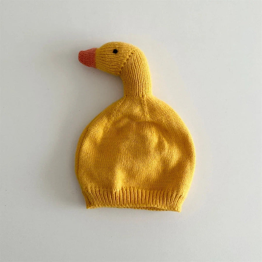 Bonnet d'hiver en tricot tête de poulet