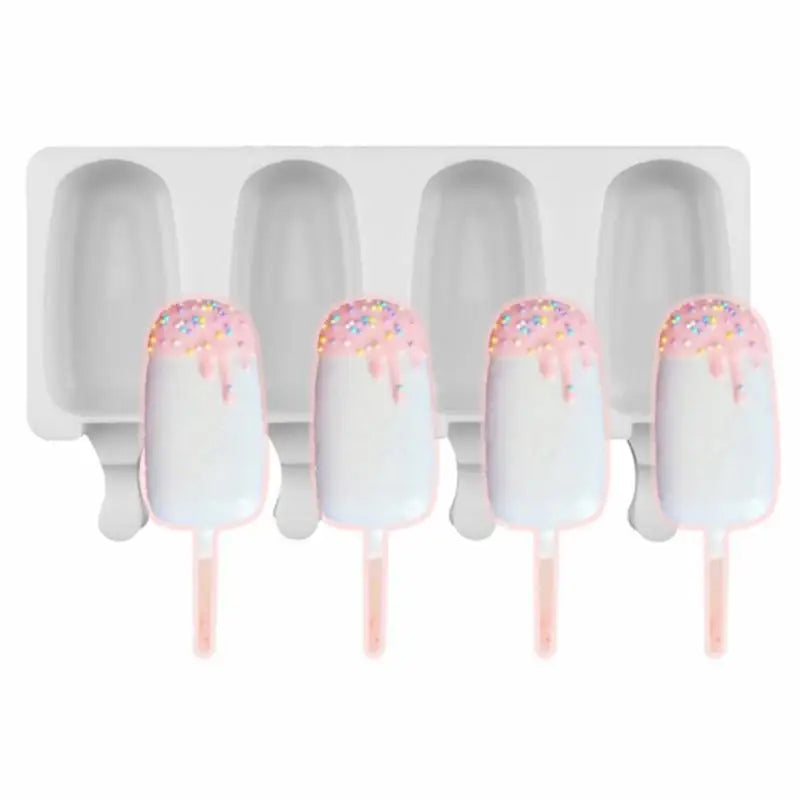 4-Rack Non-Stick Popsicle Ice Cream Mold - Image 4