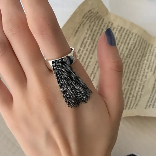 Vintage Geometric Multilayer Ring - Image 0