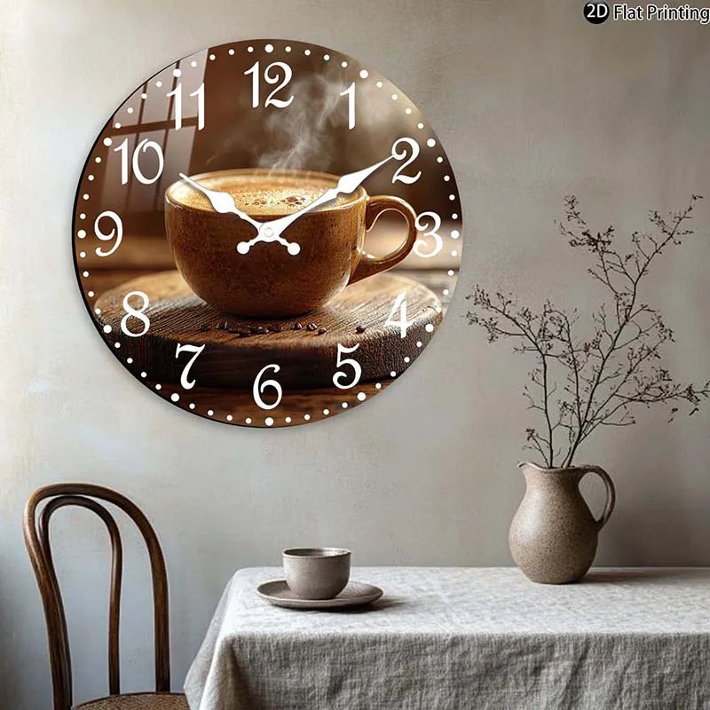 Cafe Inspired Coffee Wall Clock - Image 3