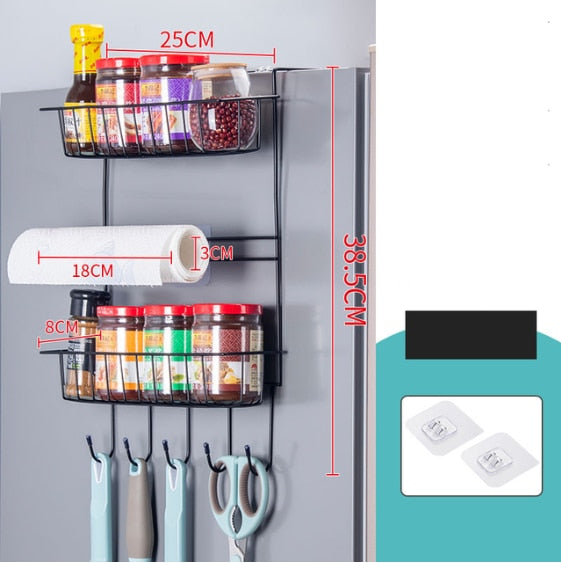 Super Storage Refrigerator Organizer Spice Rack - Image 2