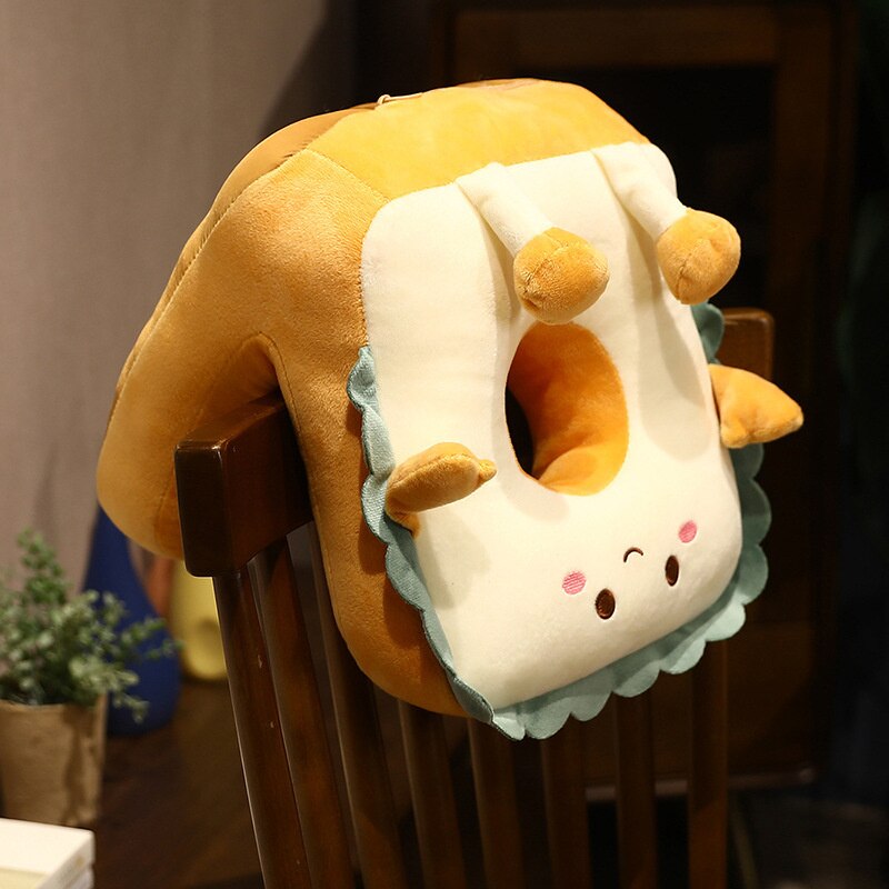 Funny Toast Nap Pillow - Image 1