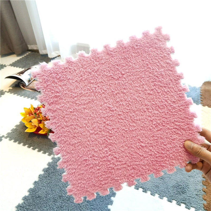 DIY Winter Plush Puzzle Mat - Image 9