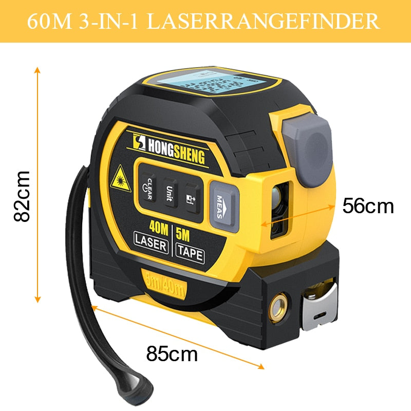 3in1 Ultimate Pro Laser Smart Tape Measure