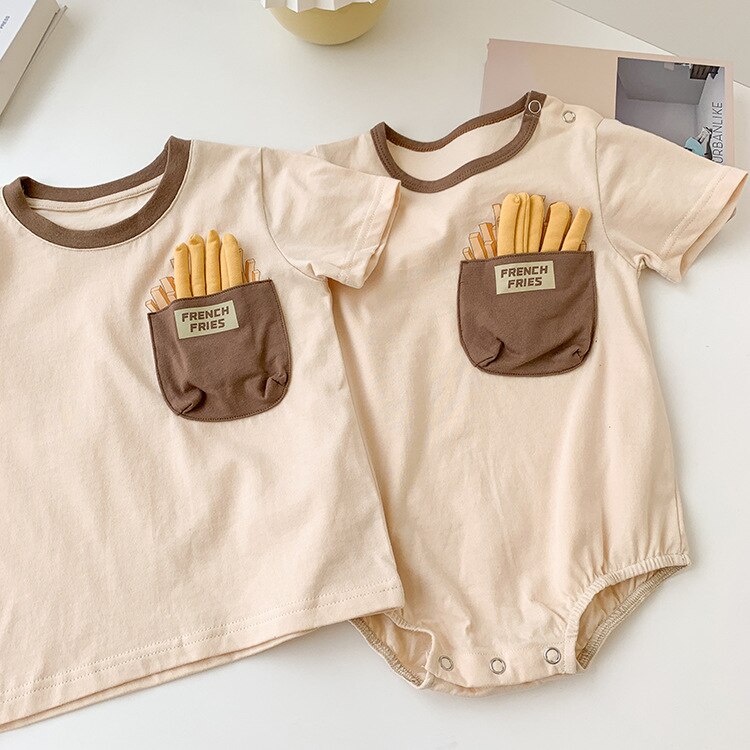 Crispy French Fries Cotton T-Shirt - Image 6
