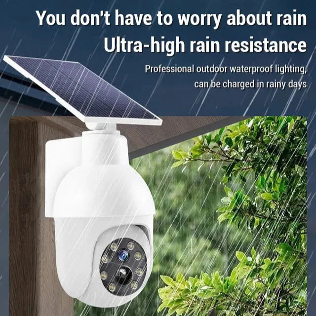 Solar Powered Motion Sensor Smart Rainproof Dummy Camera - Image 1