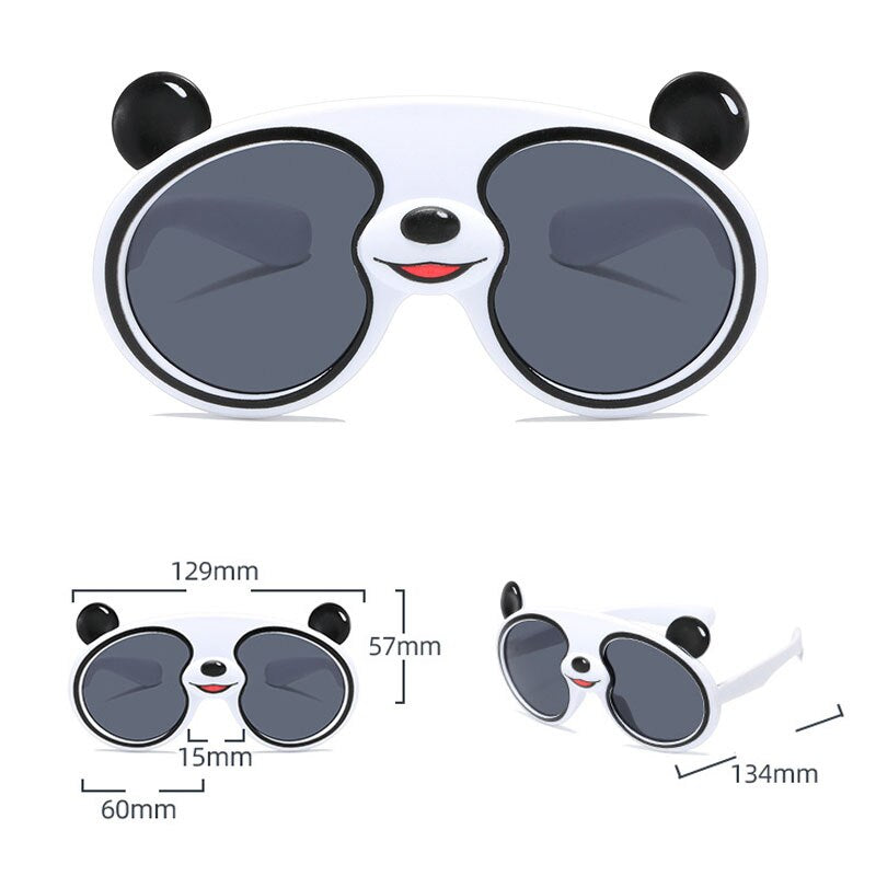 Cute Panda Soft Bracket Kids Sunglasses - Image 5