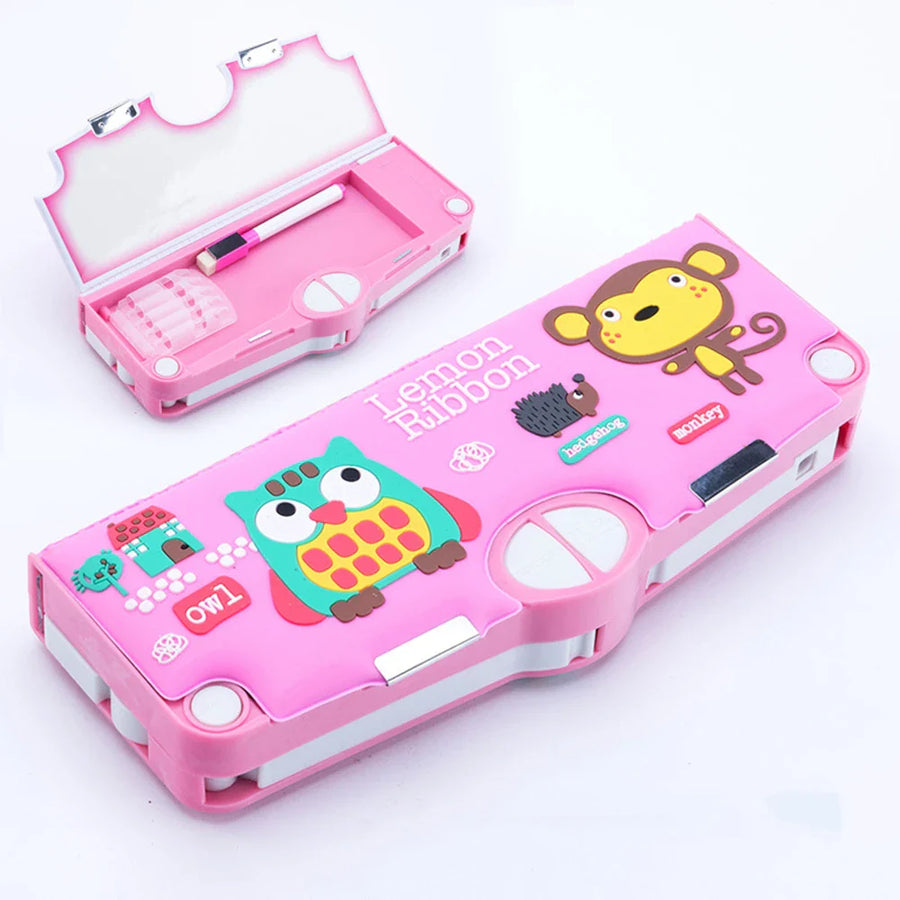 Korean Style Cute Multifunctional Kids Pencil Case - Image 14