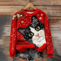 Christmas Village Plush Sweater - Image 0