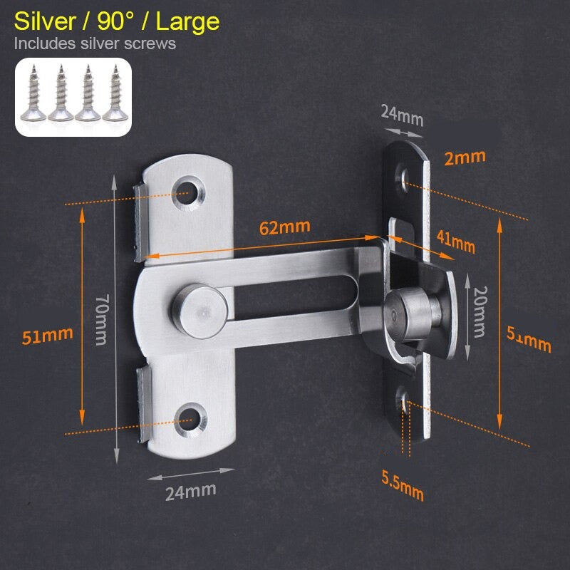 Sliding Simple Cabinet Closet Lock - Image 8