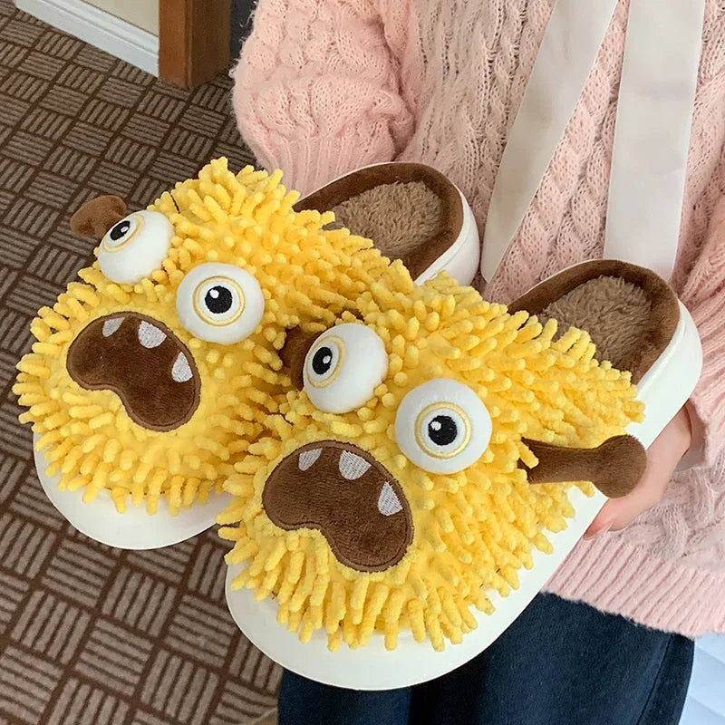 Silly Monster Plush Slippers - Image 10