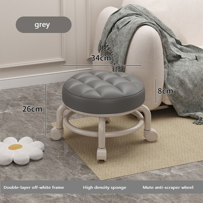 RollEase Mini Rolling Elegant Low Stool - Image 7